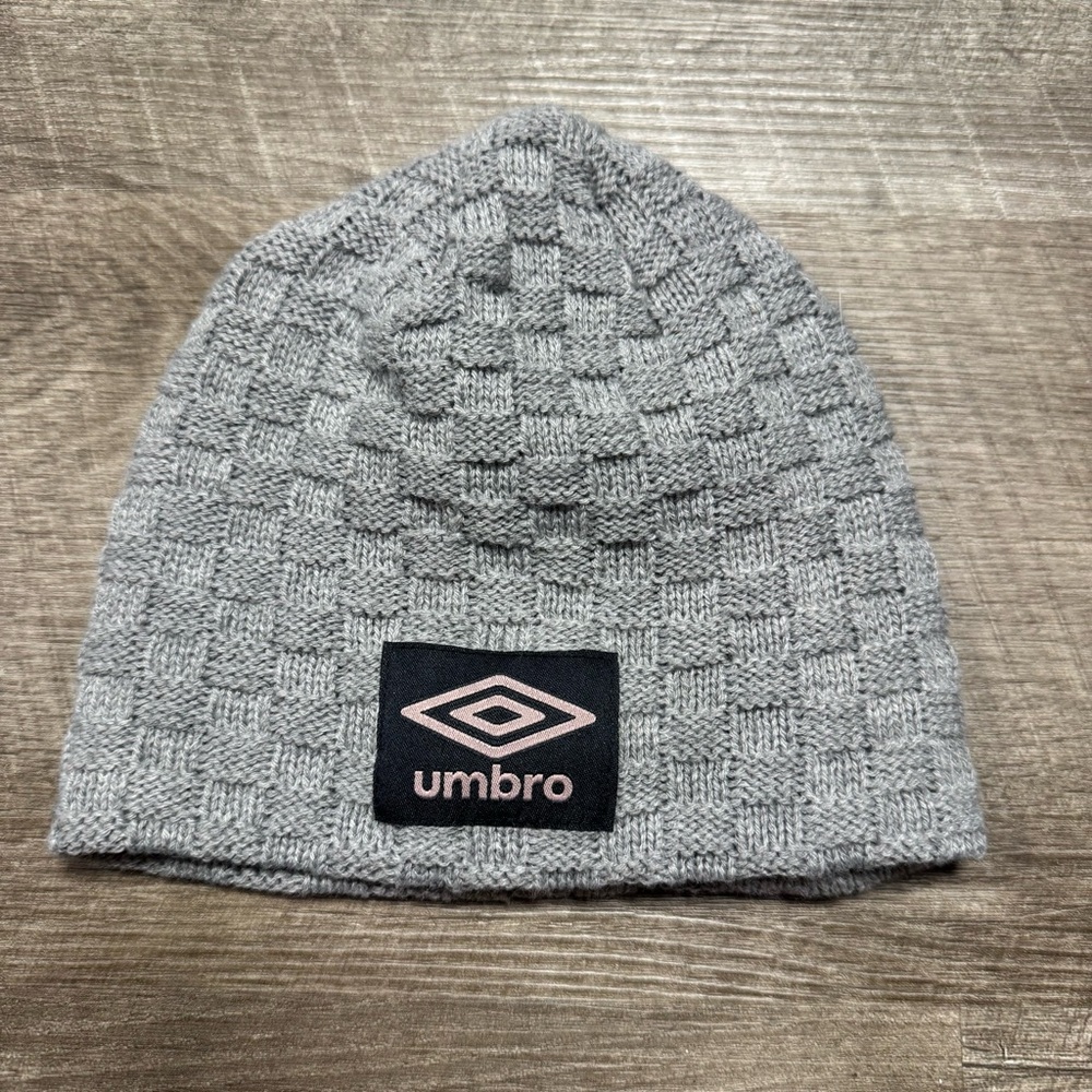 Umbro Grey Knot Beanie OSFA